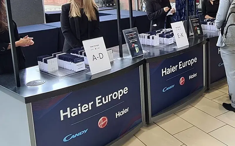 badge collection desks