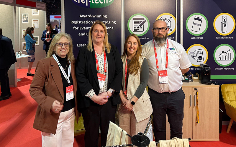 Staff on RefTech stand