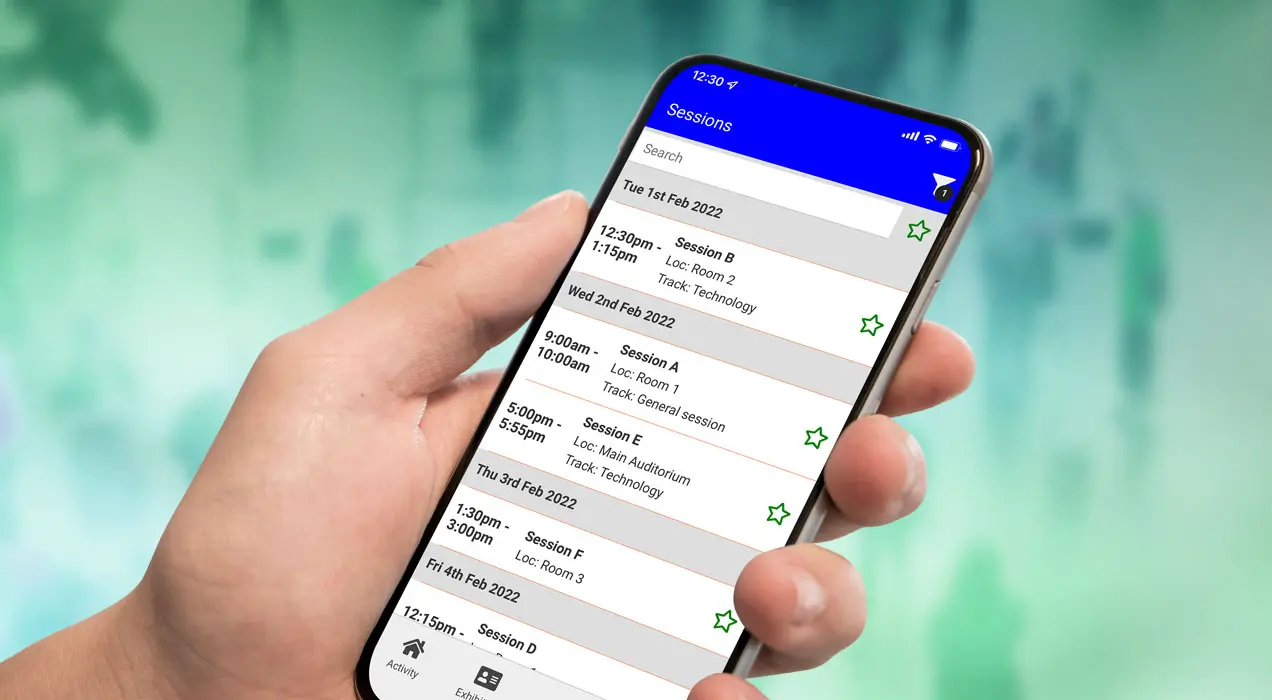 Mobile event management platform with EventReference