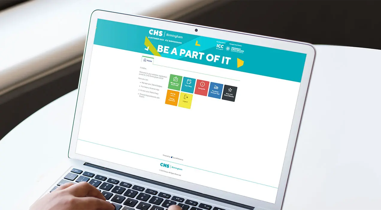Exhibitor portal for CHS Birmingham