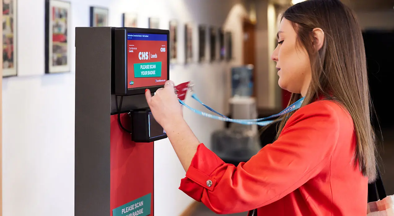 Woman using a ScanPod